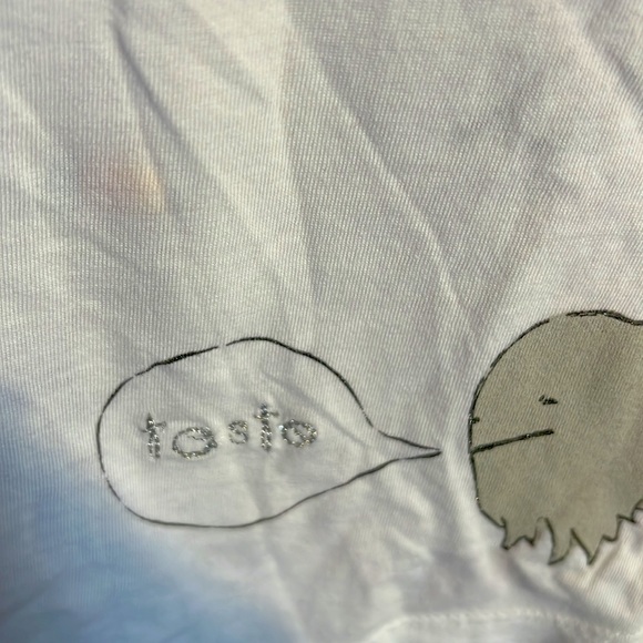 Taste Clothing Junior Cap Sleeve V Neck with Sparkle Embroidery - Picture 6 of 6